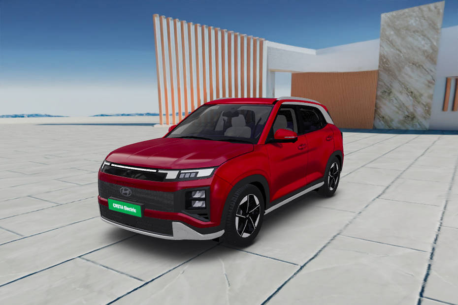 Hyundai Creta Electric Fiery Red Pearl