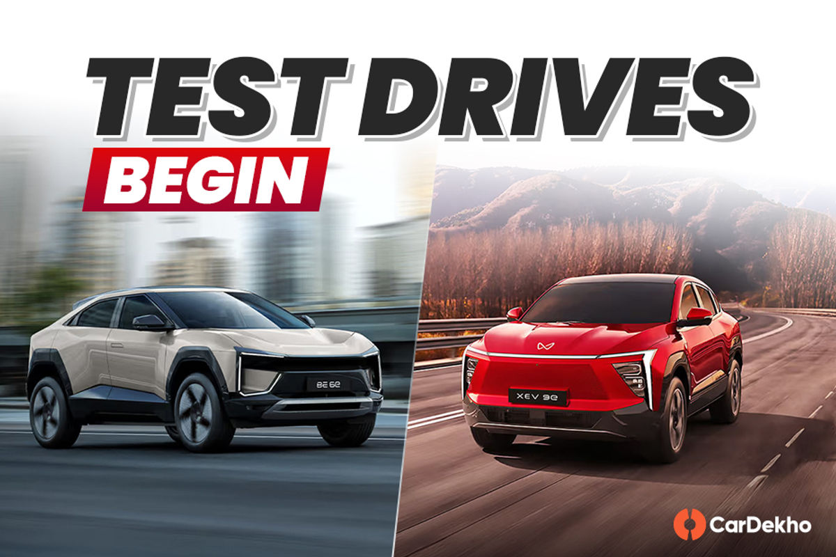Mahindra BE6 and XEV9e test drive open Mahindra BE6 and XEV9e test drive open