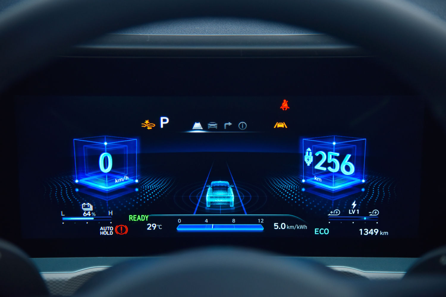 Hyundai Creta Electric Driver's Display