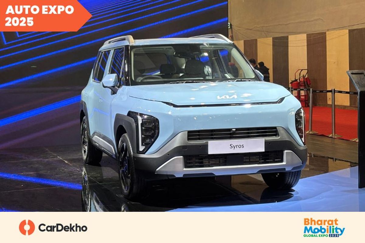 Kia Syros Showcased At Auto Expo 2025 Ahead Of Launch In February