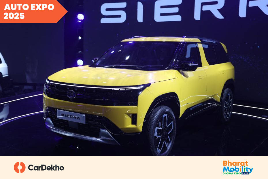 Tata Sierra ICE at auto expo 2025