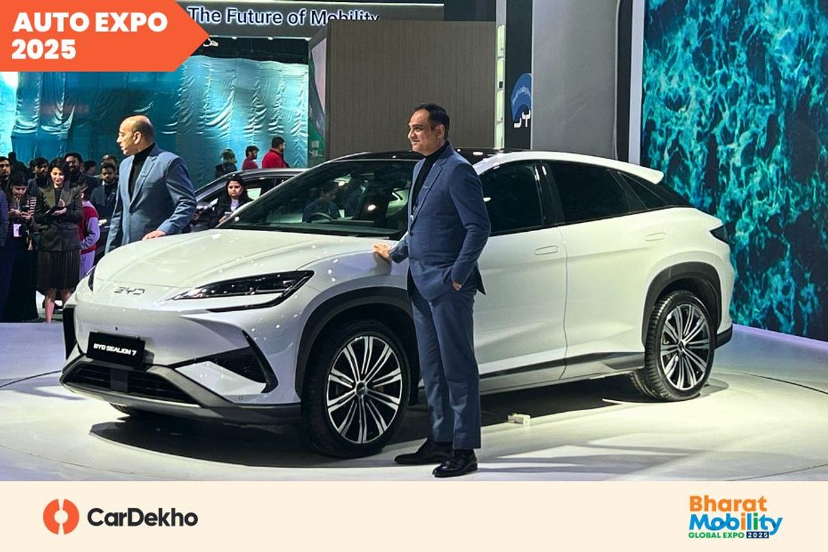 BYD Sealion 7 revealed at Auto Expo 2025 BYD Sealion 7 revealed at Auto Expo 2025