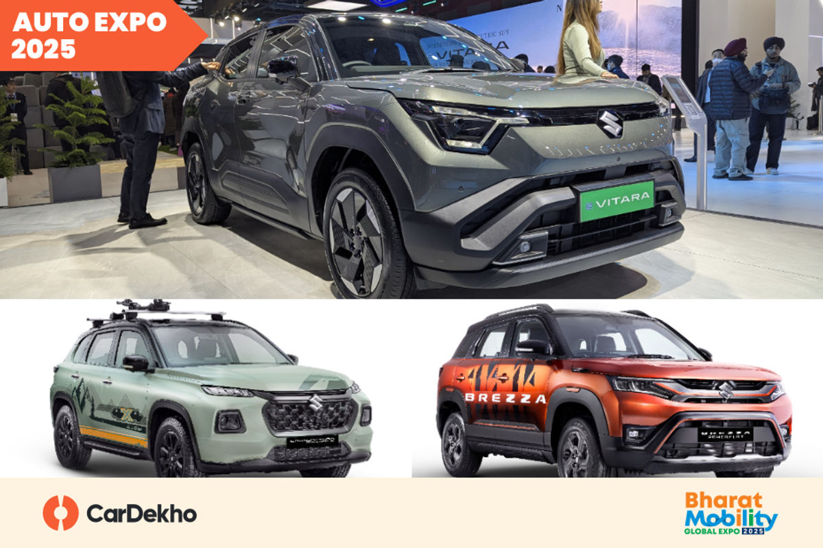 Maruti e Vitara, Maruti Brezza Powerplay, Maruti Grand Vitara Adventure Maruti e Vitara, Maruti Brezza Powerplay, Maruti Grand Vitara Adventure