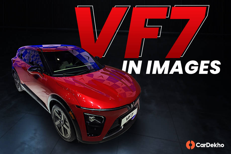 VinFast VF 7 at auto expo 2025 