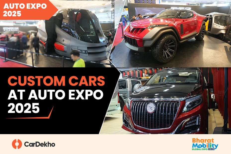 Custom cars at Auto Expo 2025 