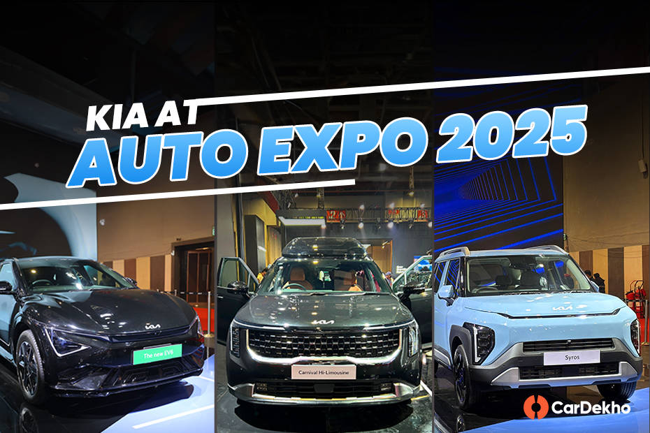 Kia cars at auto expo 2025