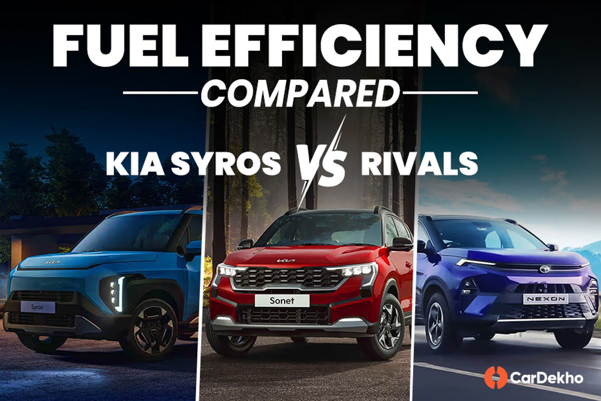 Kia Syros mileage compared Kia Syros mileage compared