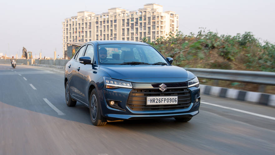 Maruti Dzire Road Test Images