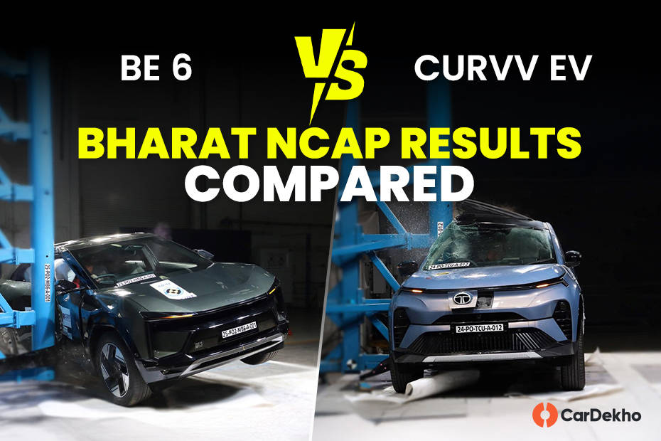 Mahindra BE 6 vs Tata Curvv EV: Bharat NCAP crash test comparison