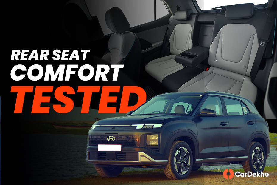 Hyundai Creta Electric rear seat comfort tested