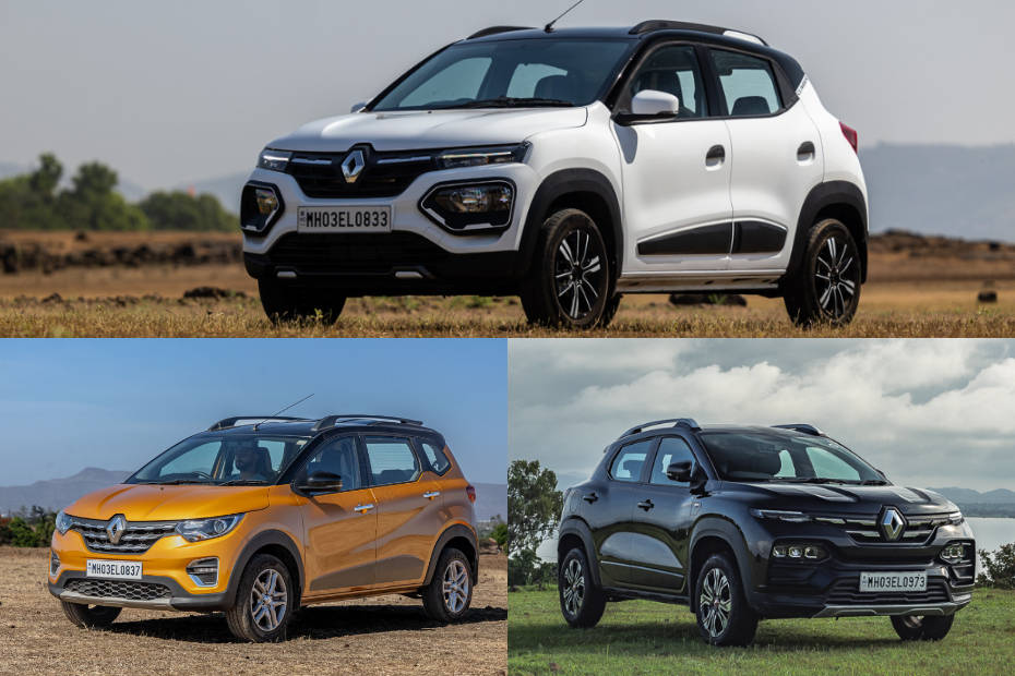 Renault Kwid, Kiger, Triber