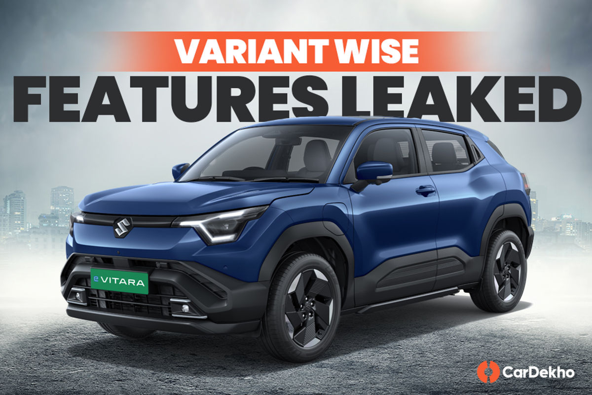 Maruti e Vitara variant wise features leaked Maruti e Vitara variant wise features leaked