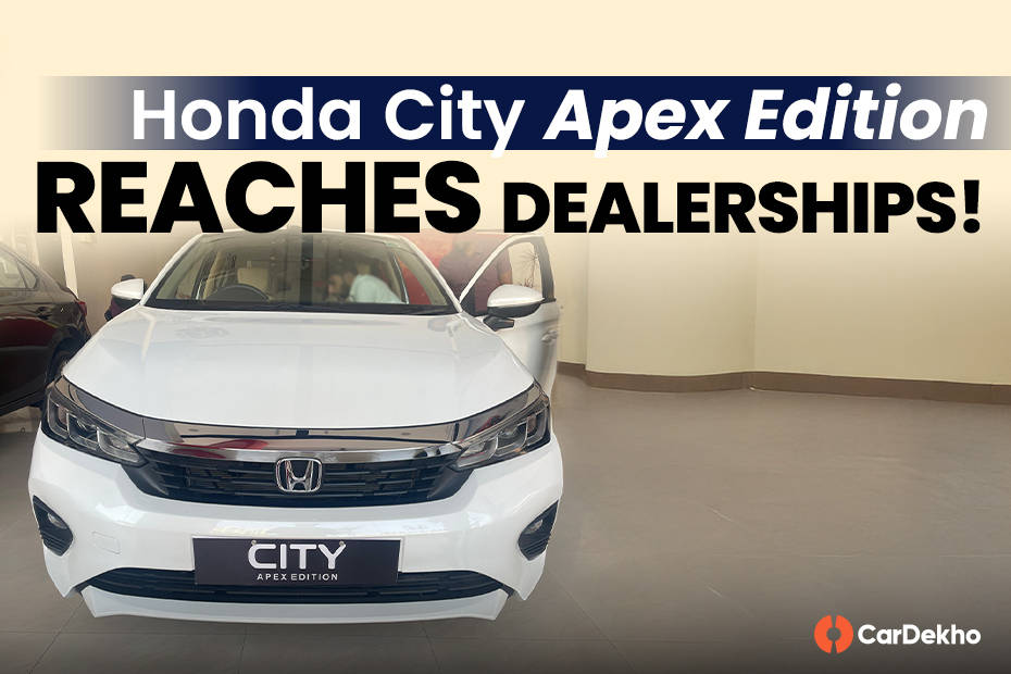 Honda City Apex Edition reaches dealerships