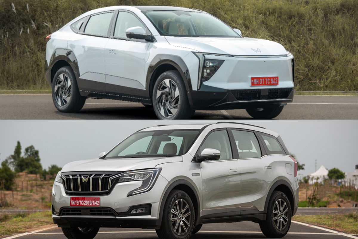 Mahindra XEV 9e and Mahindra XUV700 Mahindra XEV 9e and Mahindra XUV700