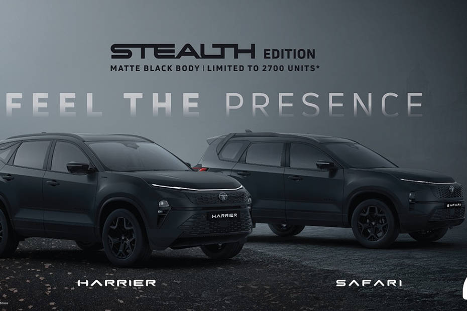 Tata Harrier And Tata Safari Stealth Edition Prices Out, Starts From Rs 25.09 Lakh