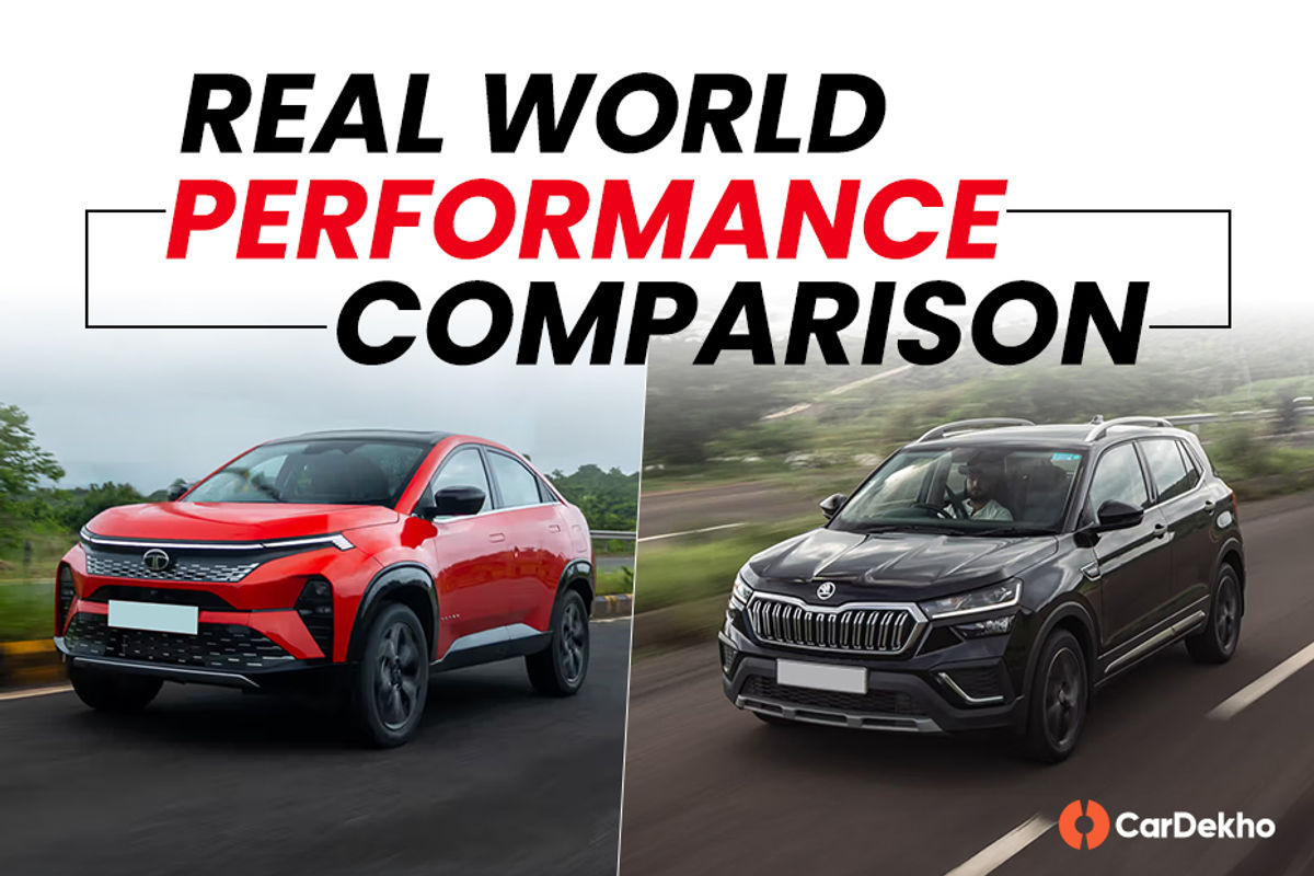 Tata Curvv Vs Skoda Kushaq Performance Compared Tata Curvv Vs Skoda Kushaq engine