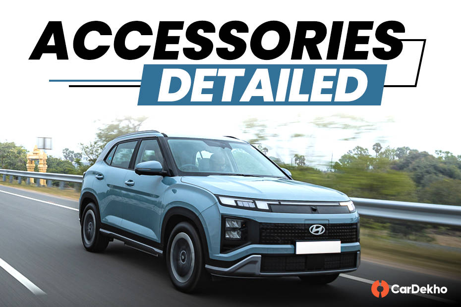 Hyundai Creta Electric accessories detailed