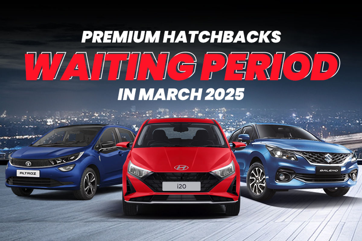 Premium hatchbacks waiting period in March 2025 Premium hatchbacks waiting period in March 2025