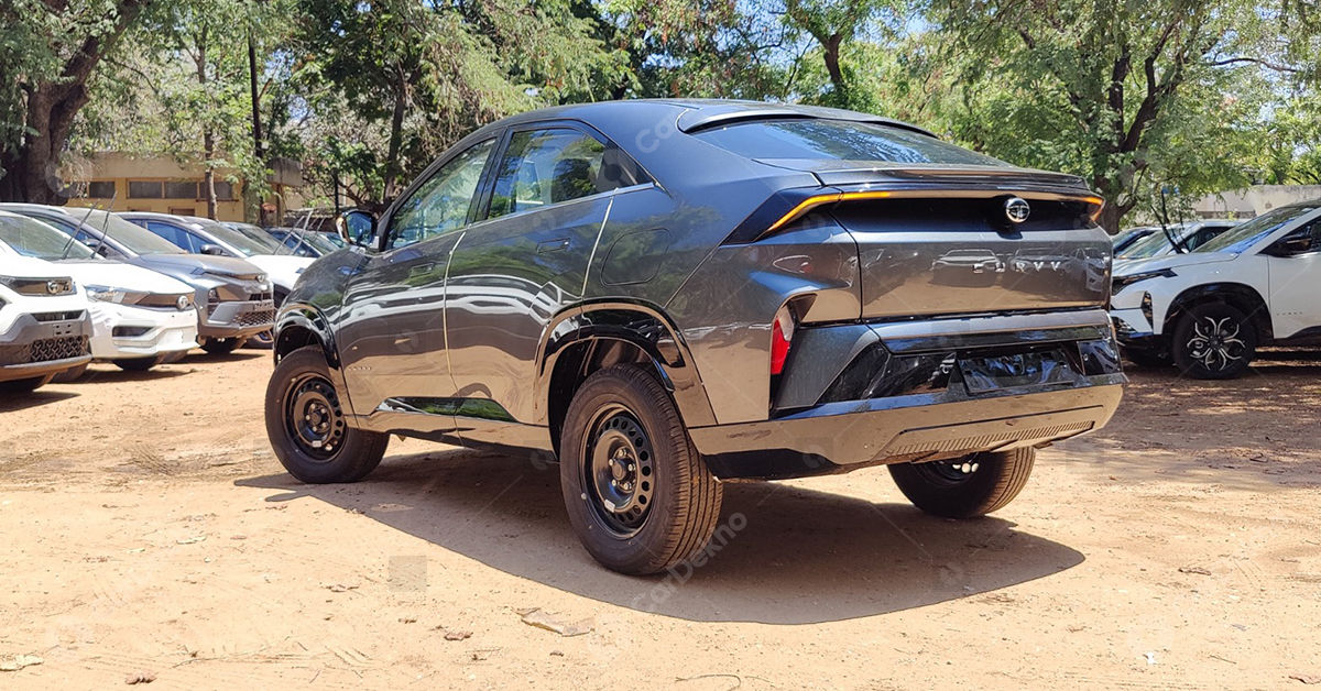 Tata Curvv base variant rear Tata Curvv base variant rear