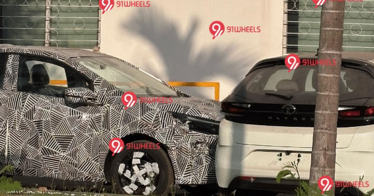 Tata Altroz facelift spied with dual-pod headlights
