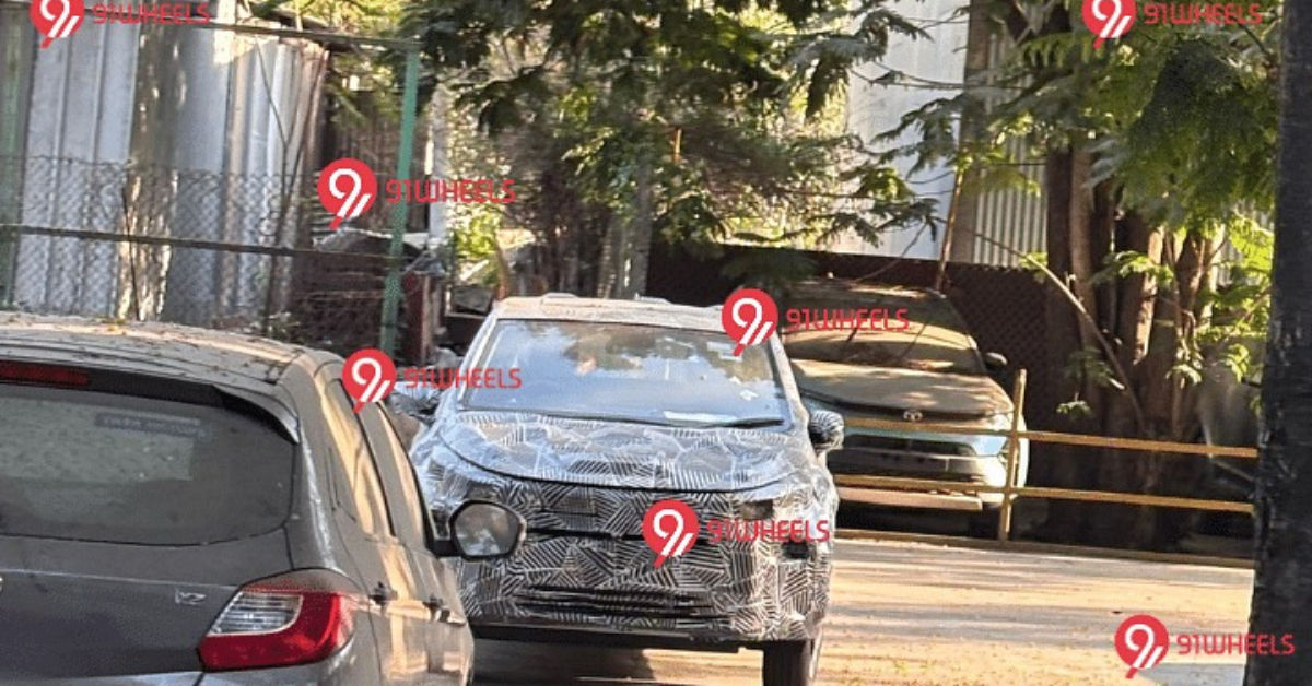 Tata Altroz facelift spied with revised front bumper