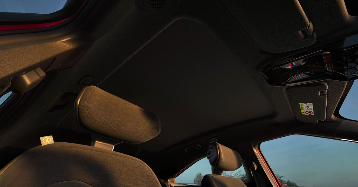 Mahindra BE 6 Pack Two fixed panoramic glass roof