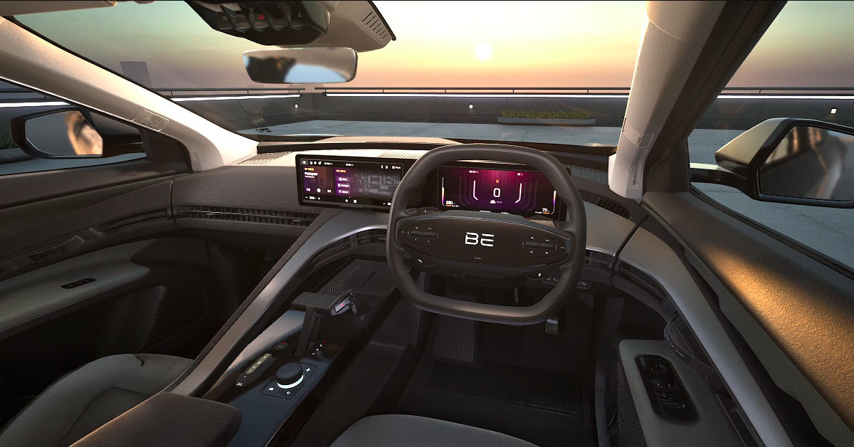Mahindra BE 6 Pack Two dashboard