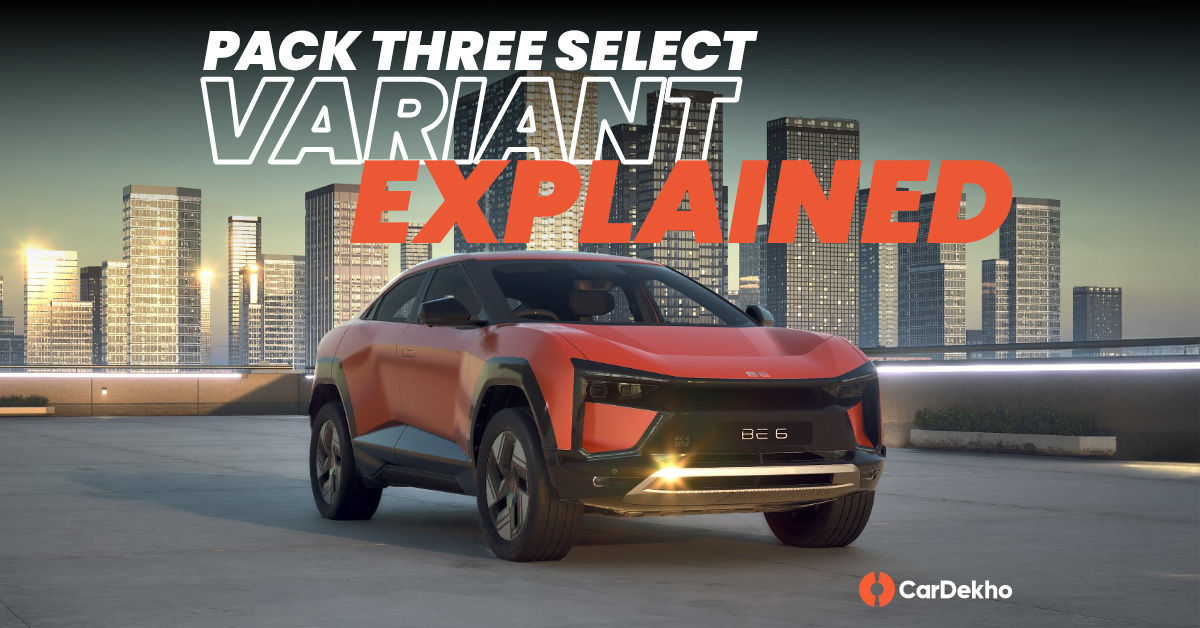 Mahindra BE 6 Pack Three Select variant explained in images