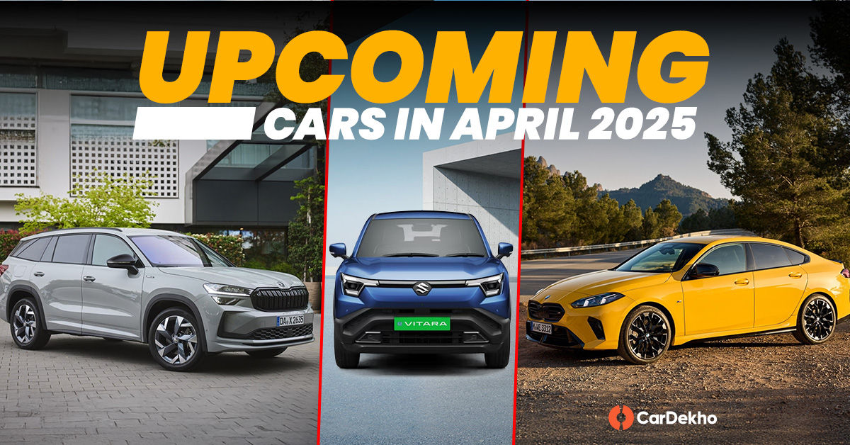 Upcoming cars in April 2025