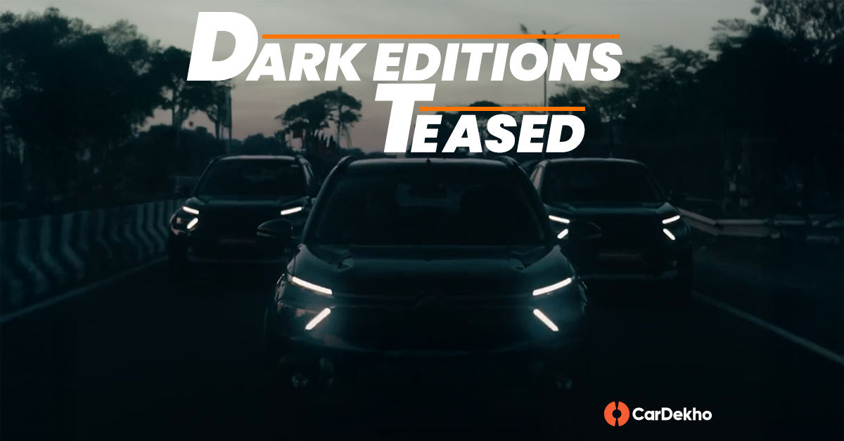 Citroen Dark Editions Teased 