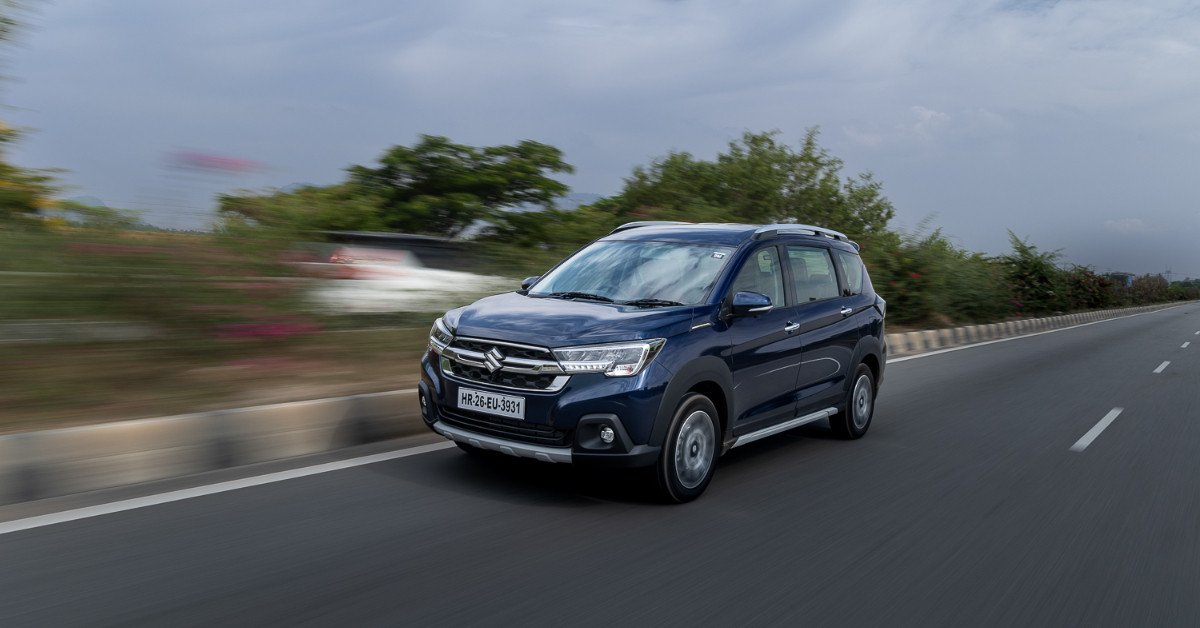 Maruti XL6 driving