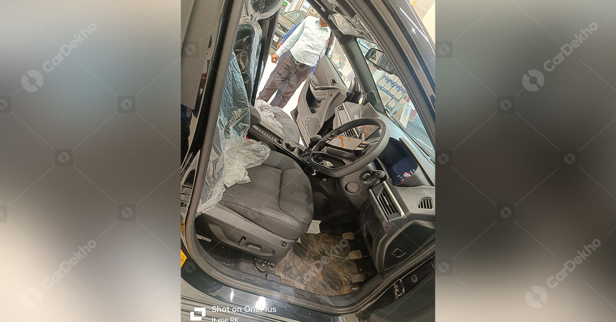 Tata Curvv Dark edition interior