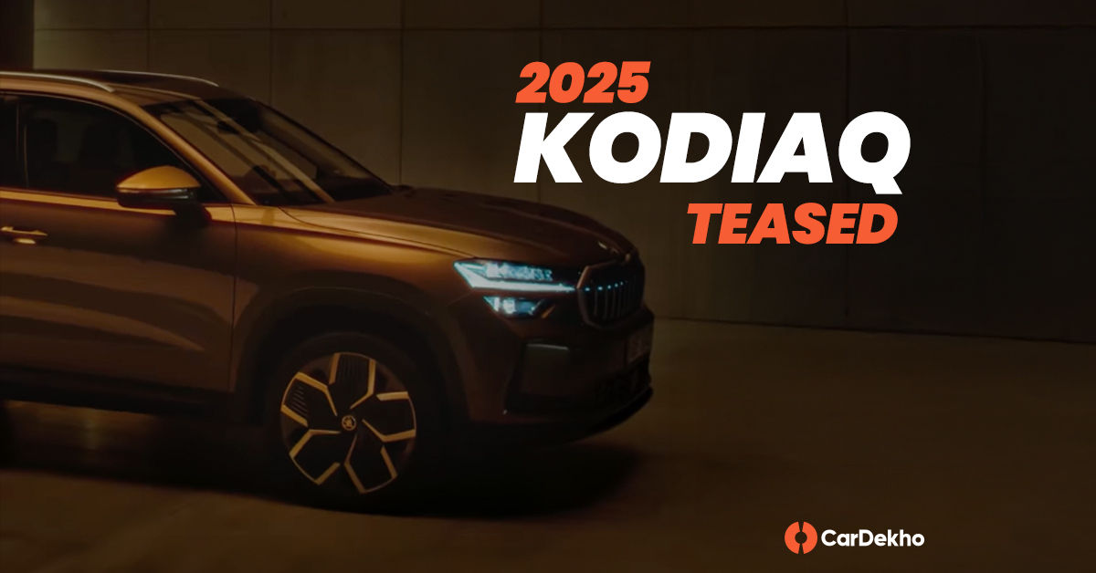 2025 Skoda Kodiaq Exterior And Interior Design Teased Ahead Of Its India Launch