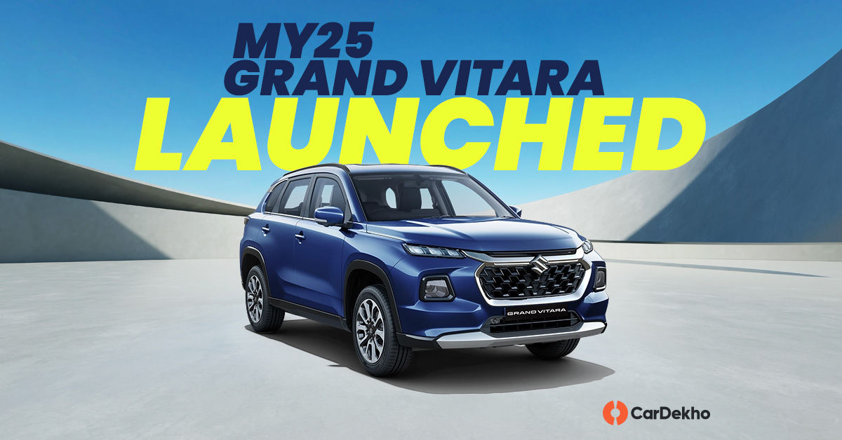MY25 Maruti Grand Vitara Launched In India With A Price Hike Of Up To Rs 41,000; Gets 6 Airbags As Standard And A Few More Features