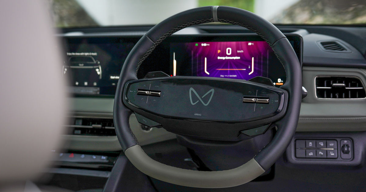 Mahindra XEV 9e dashboard