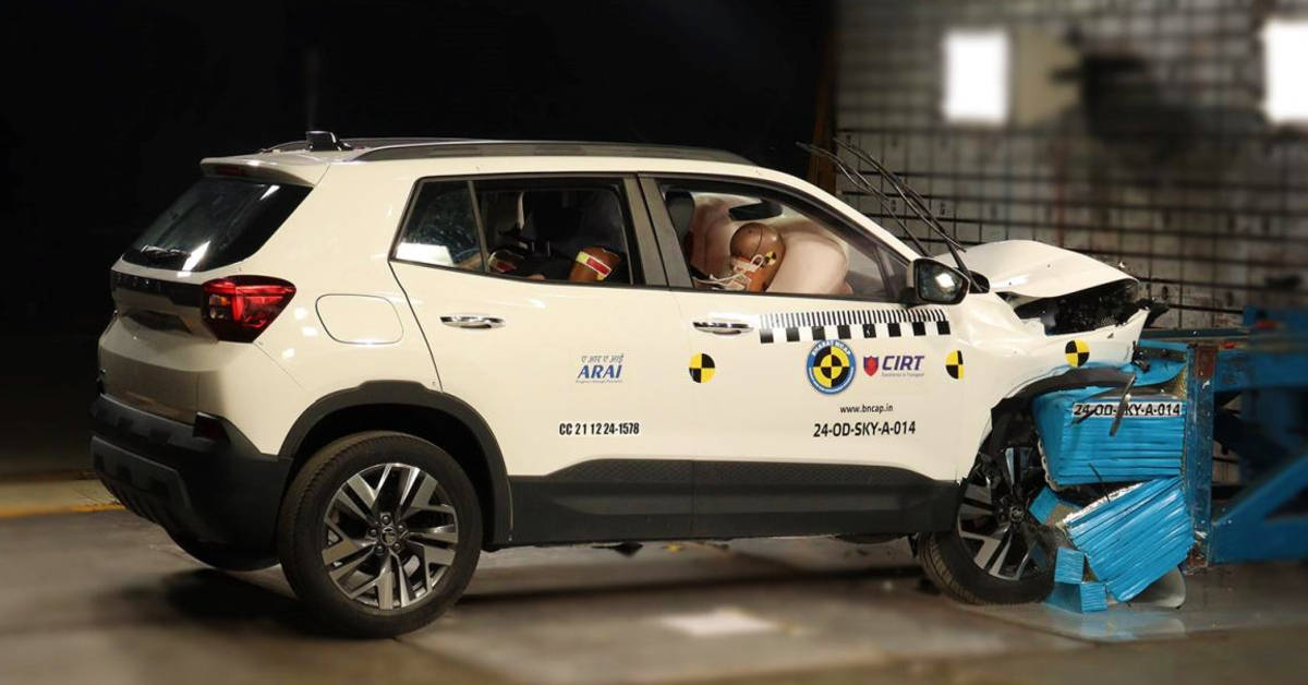 Škoda Kylaq Bharat NCAP test
