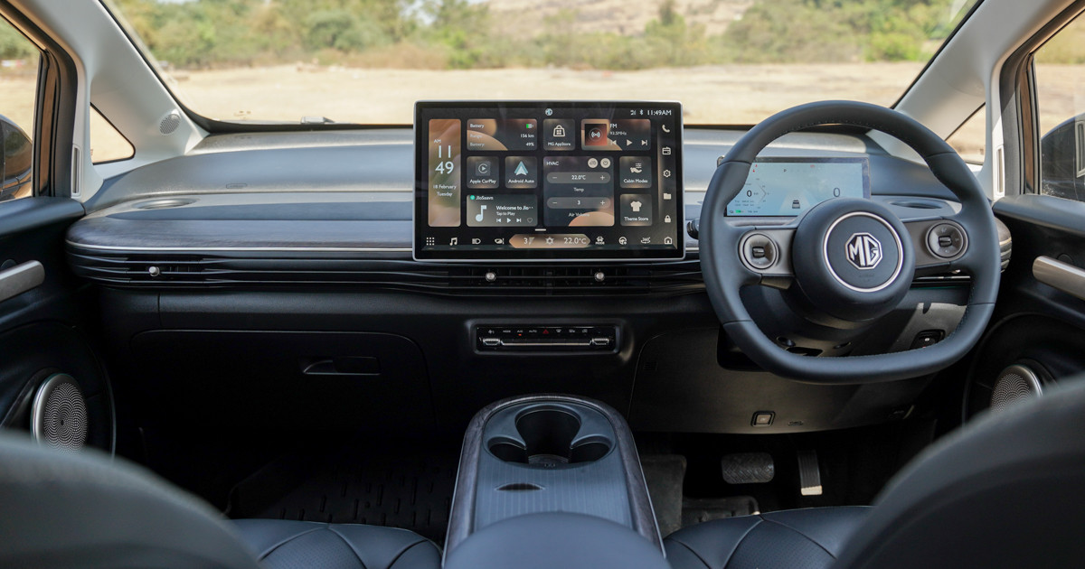 MG Windor EV dashboard