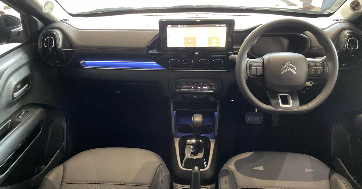 Citroen Aircross Dark Edition dashboard