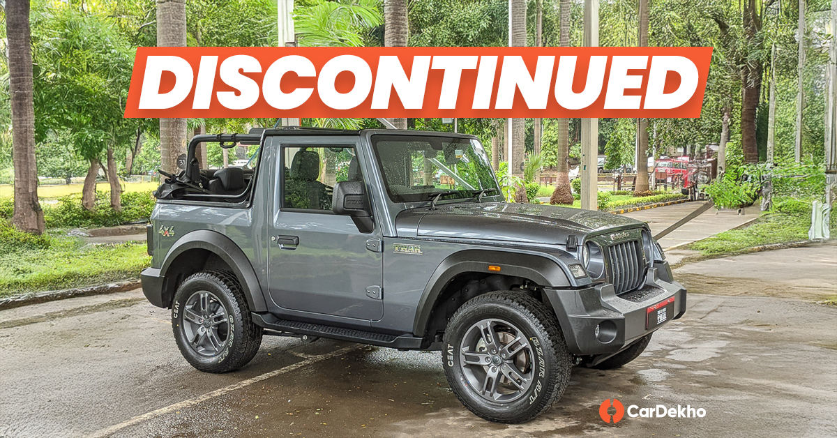 Mahindra Thar variants with soft top roof discontinued