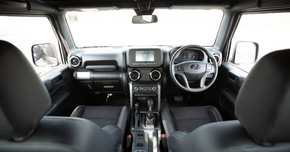 Mahindra Thar interior