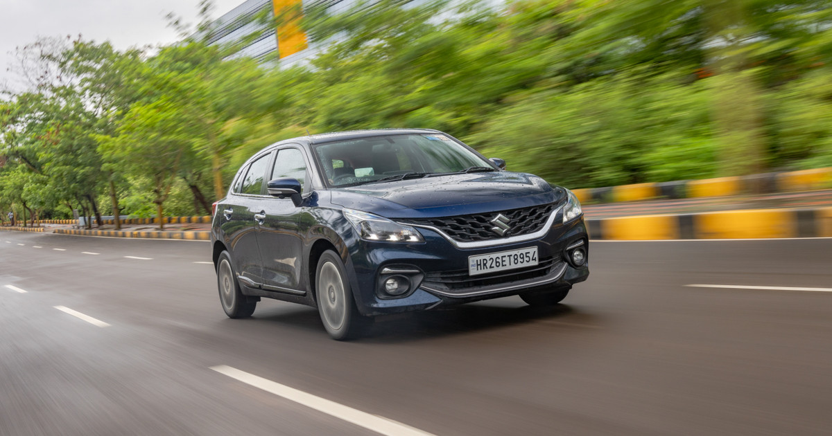 Maruti Baleno driving