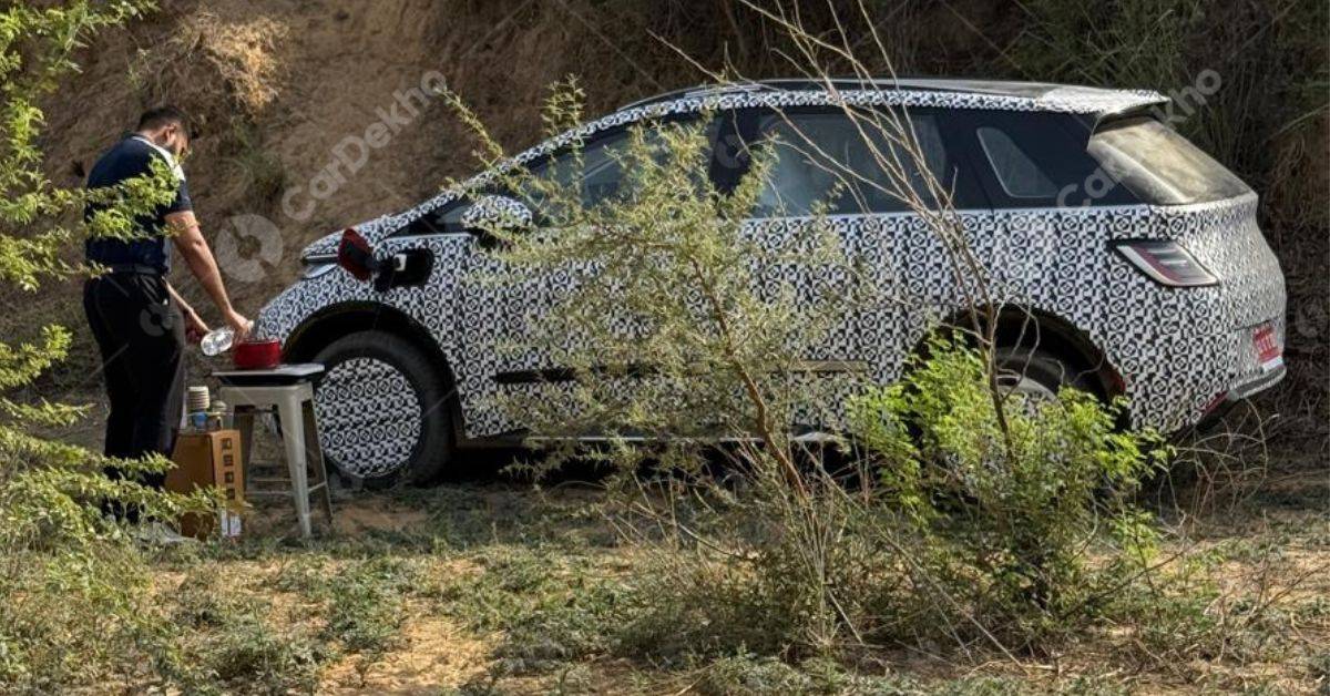 MG Windsor EV V2L spied
