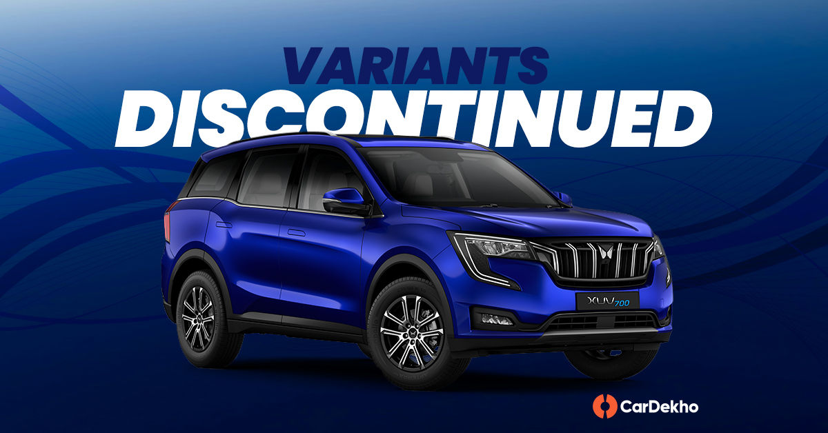 Mahindra XUV700 AX3 and 5-seater variants doscontinued Mahindra XUV700 AX3 and 5-seater variants doscontinued