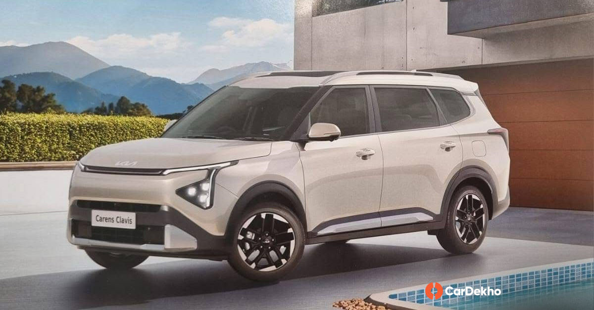 Kia Carens Clavis front design leaked Kia Carens Clavis front design leaked