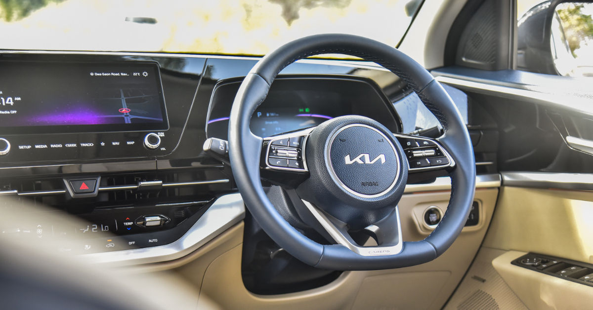 Kia Carens steering wheel