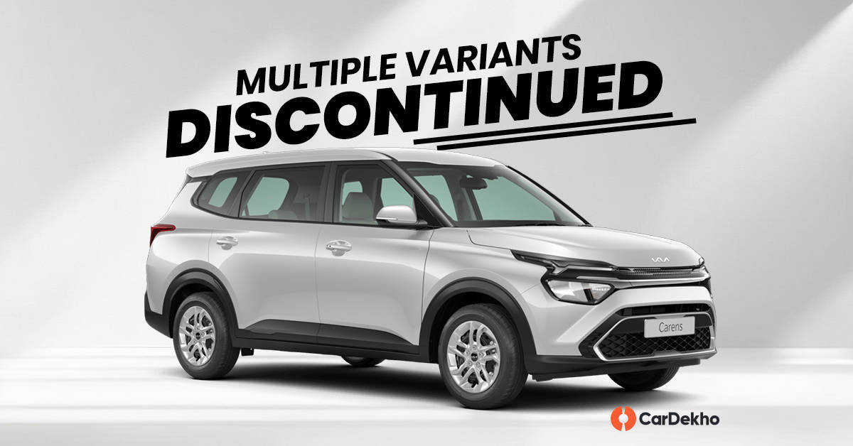Kia Carens 9 variants discontinued