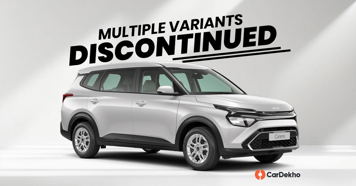Kia Carens 9 variants discontinued