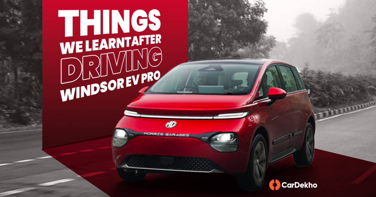 5 things we learnt after driving MG Windsor EV Pro