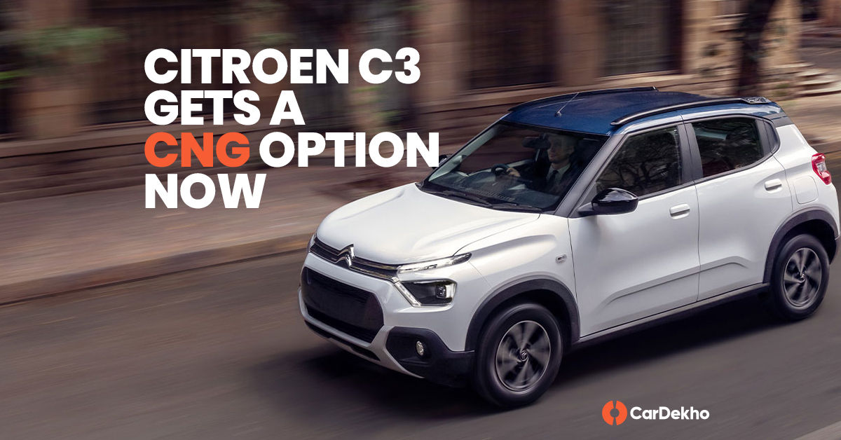 Citroen C3 gets a CNG option now Citroen C3 gets a CNG option now