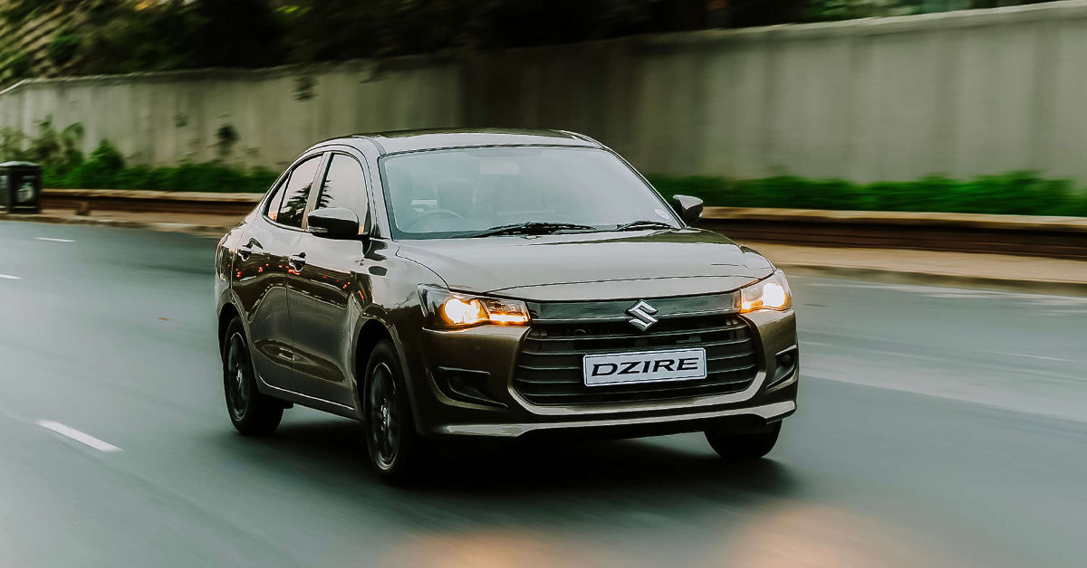 South African-spec Suzuki Dzire driving